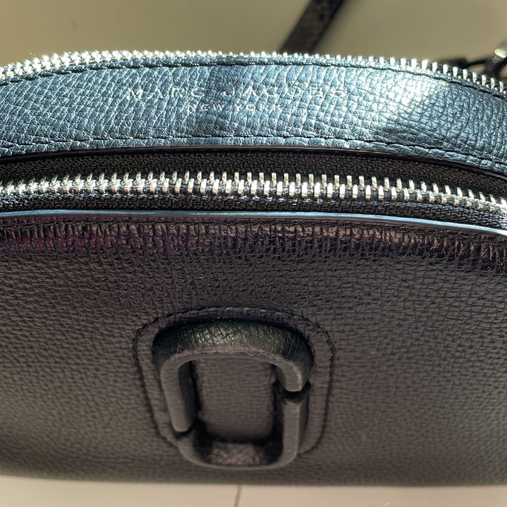 Marc Jacobs Shutter Snakeskin Embossed Strap Leather Crossbody Bag - Picture 3 of 16